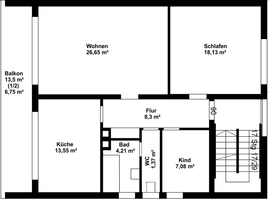Grundriss-Obergeschoss